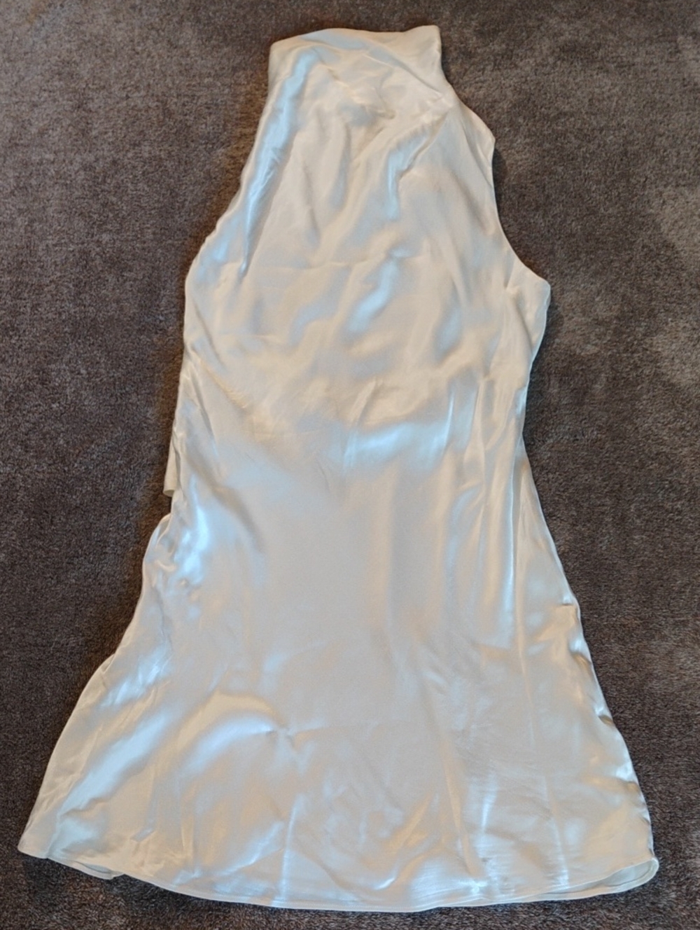 Dissh Aisle White Backless Dress